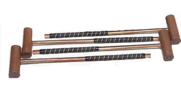 Set of 4 G.G. Croquet Mallets - Longworth
