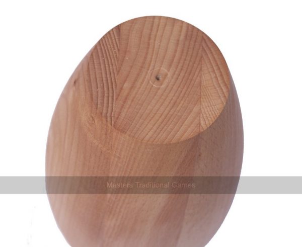 Set of 9 x 4 inch Solid Beech Gloucester Style Skittle Pins