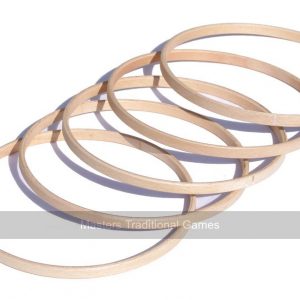 Set of 15 wooden Hoops for Hoopla (17cm diameter)