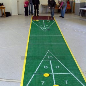 30 foot Outdoor Shuffleboard Poly Court package