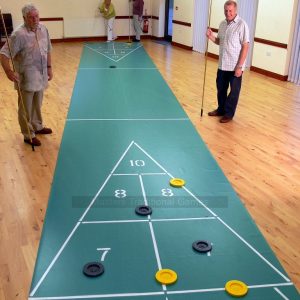 40 foot Indoor Roll-out Shuffleboard Court package