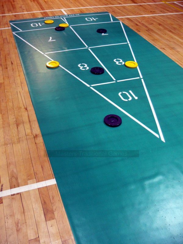40 foot Indoor Roll-out Shuffleboard Court package