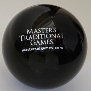 12 black phenolic resin skittle balls - 5 inch