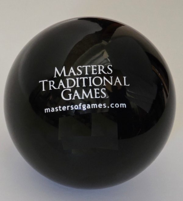 12 black phenolic resin skittle balls - 5 inch