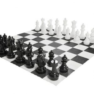 Uber Games Garden Chess Set With Lawn Friendly Chequerboard