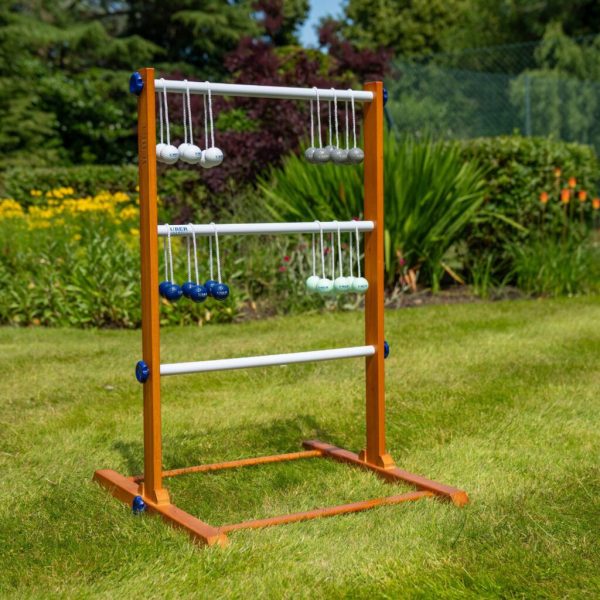 Uber Games Executive Ladder Golf (with Rubberwood frame) - Hard or Soft Bolas