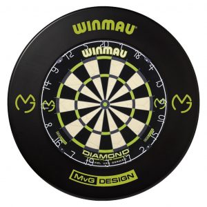 Winmau MvG Edition Diamond Dartboard with MvG Surround