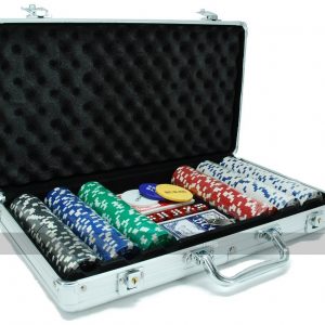 Texas Hold'em Deluxe Poker Chip Set - 300 Chips