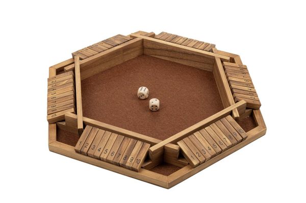 6 Player Shut the Box - 10 numbers