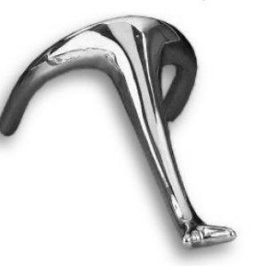 Chrome Swan Rest Head (head only - no shaft)