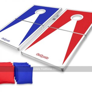 GoSports Regulation Size Cornhole Set - Red & Blue Edition