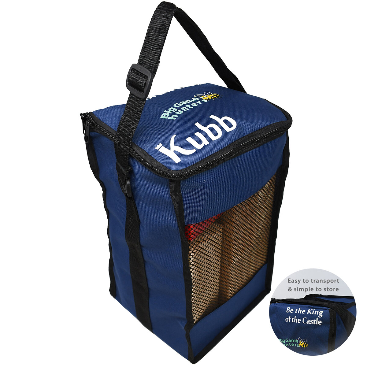 Garden Games Kubb - Beech wood with canvas bag