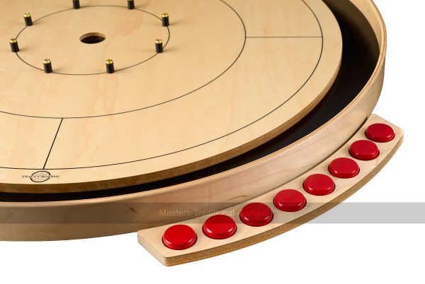 Eight Button Tray for Tracey Crokinole Board (Board Not Included)