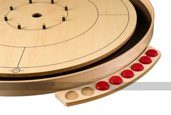 Eight Button Tray for Tracey Crokinole Board (Board Not Included)