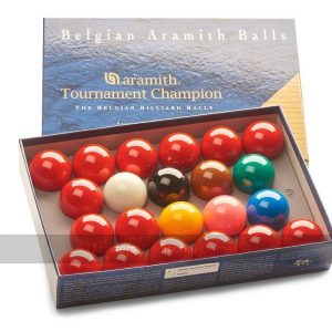 Aramith Tournament Champion Snooker Balls (2 & 1/16 inch)