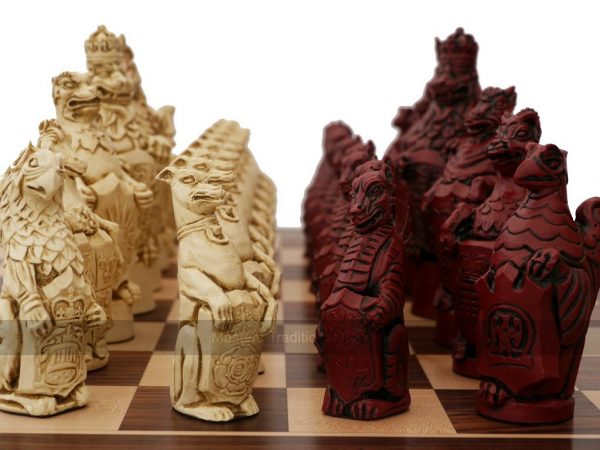 Berkeley Chess Royal Beasts Ornamental Chess Set (Board not included)