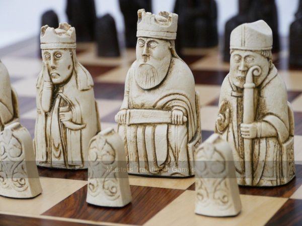 Isle of Lewis Chess Set by Berkeley Chess with 3.5 inch King (Board not included)