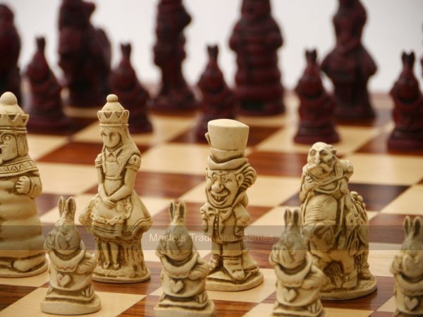 Berkeley Alice in Wonderland Ornamental Chess Set (Board not included)