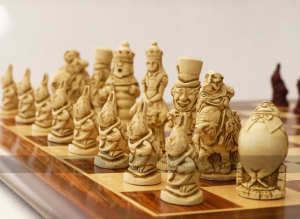Berkeley Alice in Wonderland Ornamental Chess Set (Board not included)