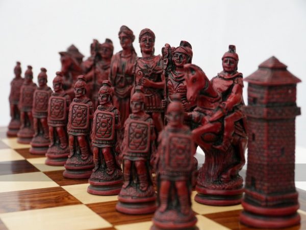Berkeley Chess Ancient Rome Ornamental Chess Set (Board not included)