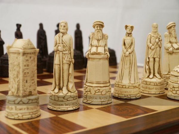 Berkeley Chess Scottish Themed Ornamental Chess Set (Board not included)