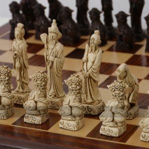 Berkeley Chess Mandarin Ornamental Chess Set (Board not included)