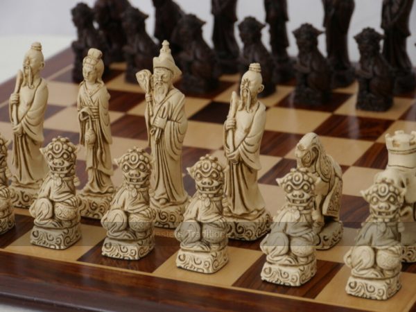 Berkeley Chess Mandarin Ornamental Chess Set (Board not included)