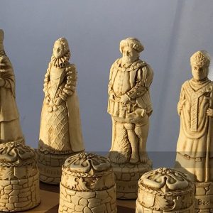 Berkeley Chess English History Ornamental Chess Set (Board not included)