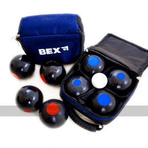 Garden Bowls Set by Bex Sport - 2 Sets of 4 Bowls, Jack & Bag