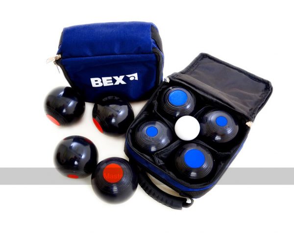 Garden Bowls Set by Bex Sport - 2 Sets of 4 Bowls, Jack & Bag