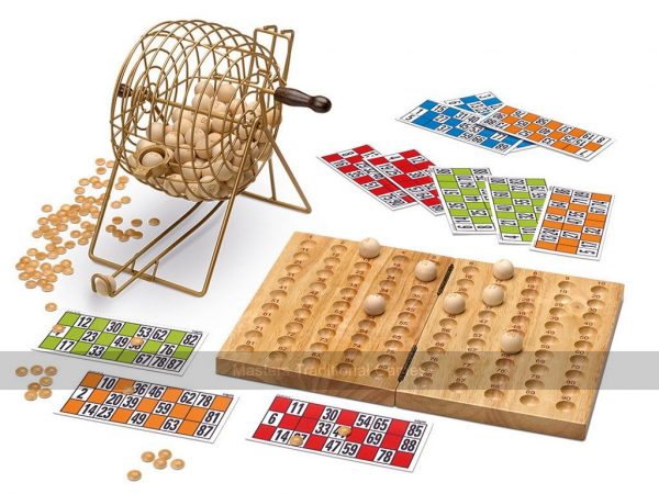 Home Bingo Deluxe (90 balls, wooden components)