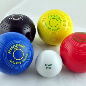 Drakes Pride Professional Junior Bowls (set of 4) - Black