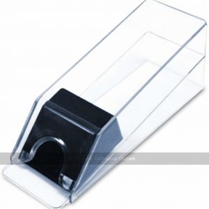 Clear Acrylic Blackjack Dealer Shoe - holds 6 decks