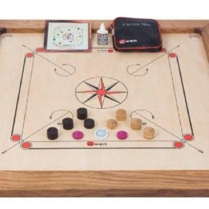 Uber Games Tournament Carrom Board (accessories included)