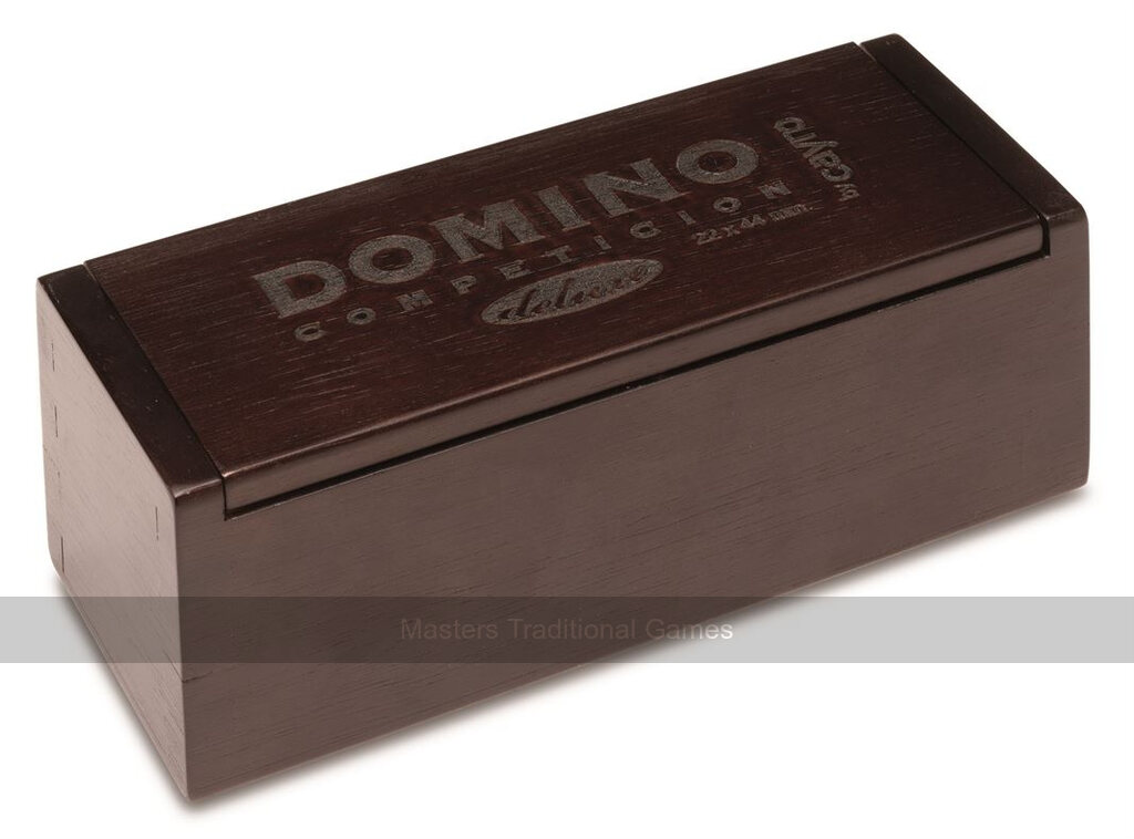 Cayro Competition Dominoes in Deluxe Wooden Box