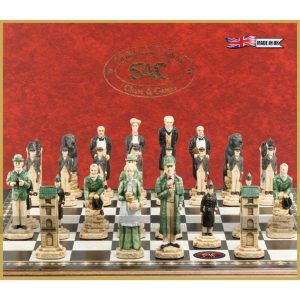 SAC Sherlock Holmes Chess Set, Hand-Painted (without board)