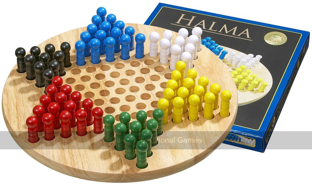 Philos large 38cm Chinese Checkers with wooden pegs