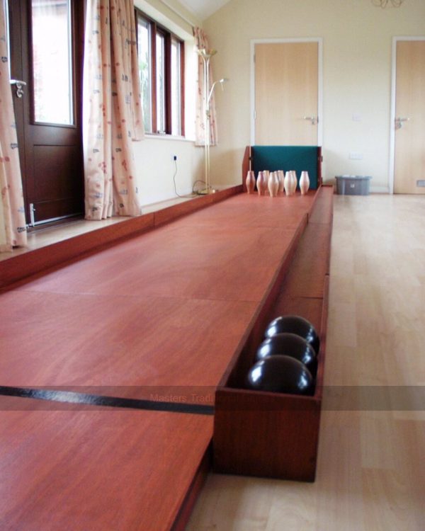 Leisure Portable Skittle Alley 30ft x 3ft - with return gulley
