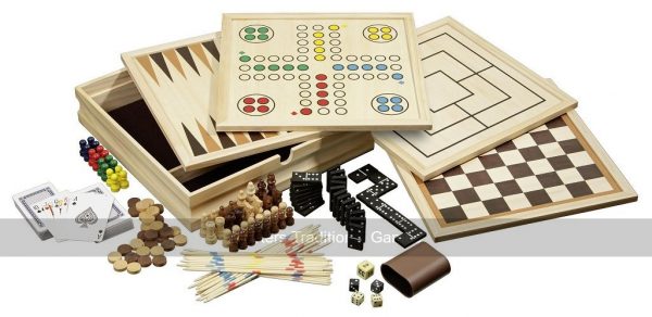 Philos Wooden Game Compendium - 30cm (8 games)