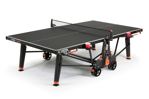 Cornilleau Performance 700X Rollaway Outdoor Table Tennis Table (Black)