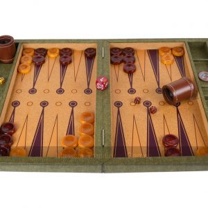 Crisloid Legacy Hops Tournament 21-inch Attaché Backgammon Set