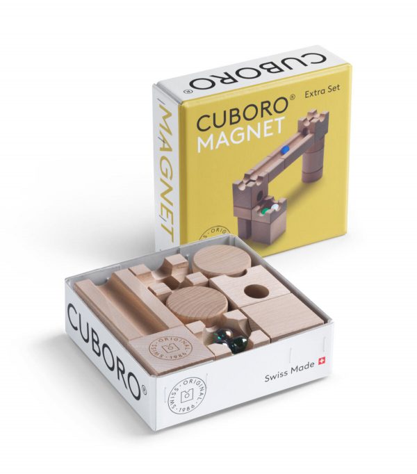 Cuboro Magnet Marble Run Game - The Extra Set for magic bridges