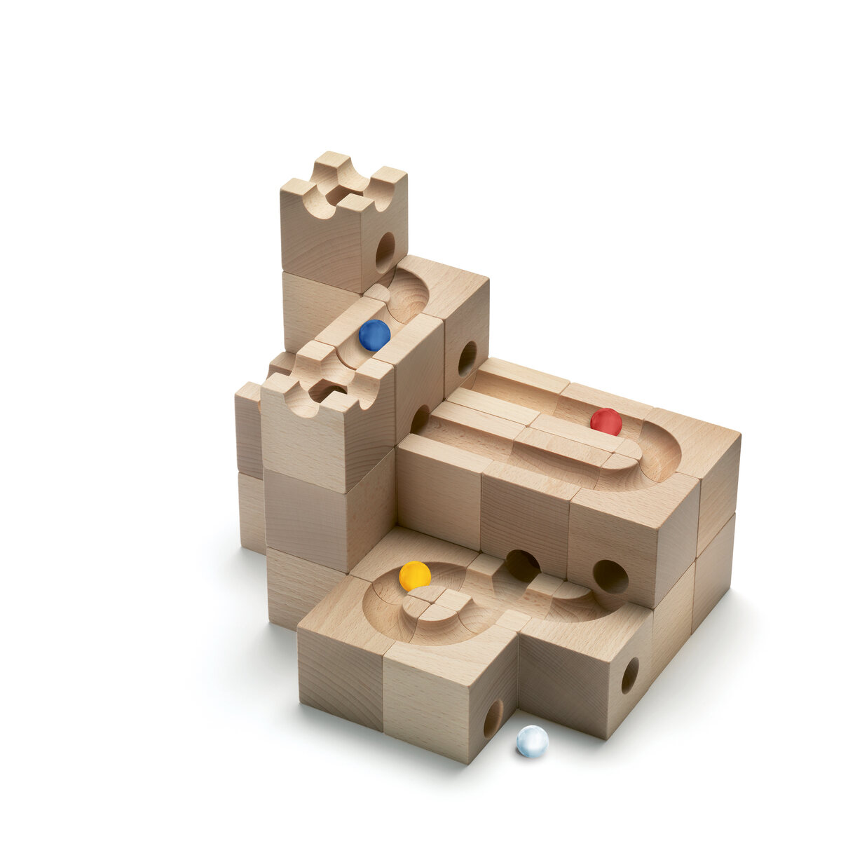 Cuboro Standard 32 Marble Run Game - The medium starter set