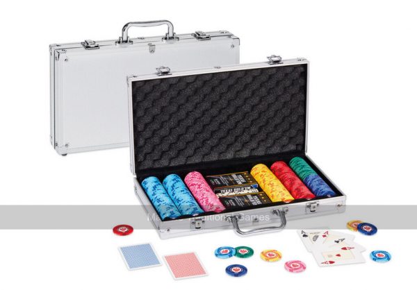 Dal Negro 300 chip Professional Texas Hold 'em Poker Set