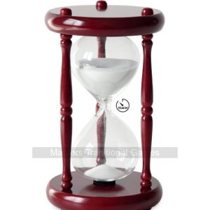 Dal Negro Wooden Chess Hourglass - 15 Minute