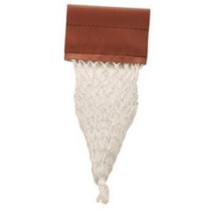 Set of 6 Deluxe Billiard Pocket Bag Nets with sewn on Leather
