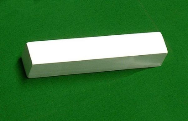 White 18 inch middle block for Carpet Bowls
