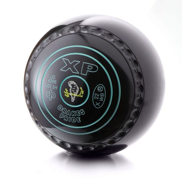 Drakes Pride XP Bowls - Black, Gripped (Set of 4) - Heavy Weight - Size 4