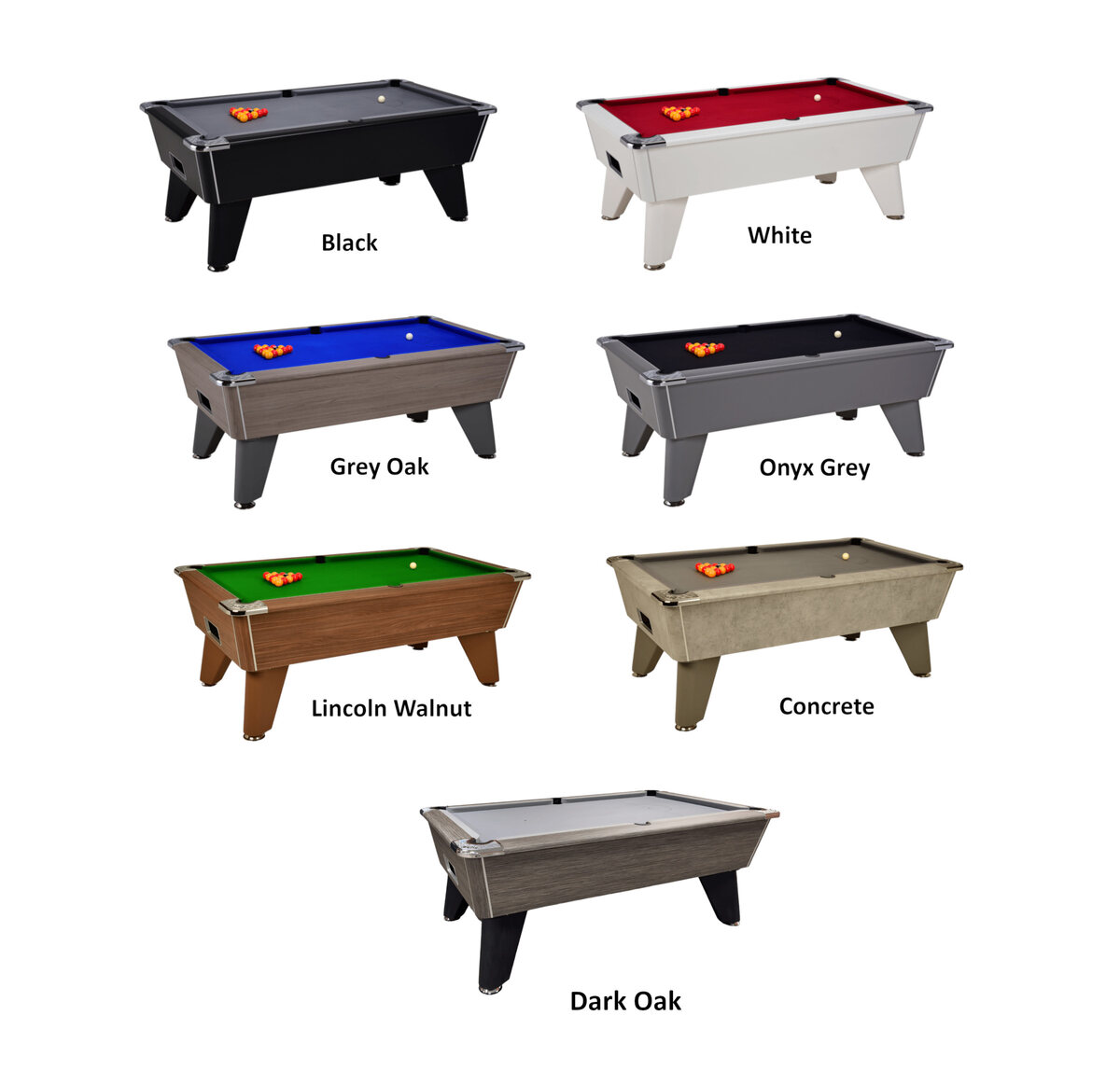 DPT Omega Pro Pool Table - Freeplay