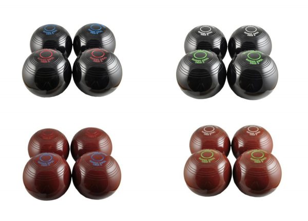 Set of 4 Drakes Pride biased Carpet Bowls (two pairs)